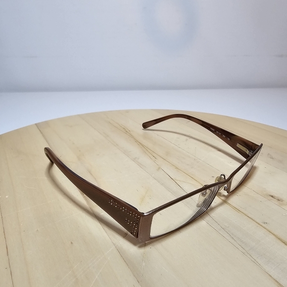 Fendi Eyeglasses Frames Only F602R 52□16 250 135 Made in Italy Missing Rhineston - Picture 1 of 10